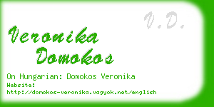 veronika domokos business card